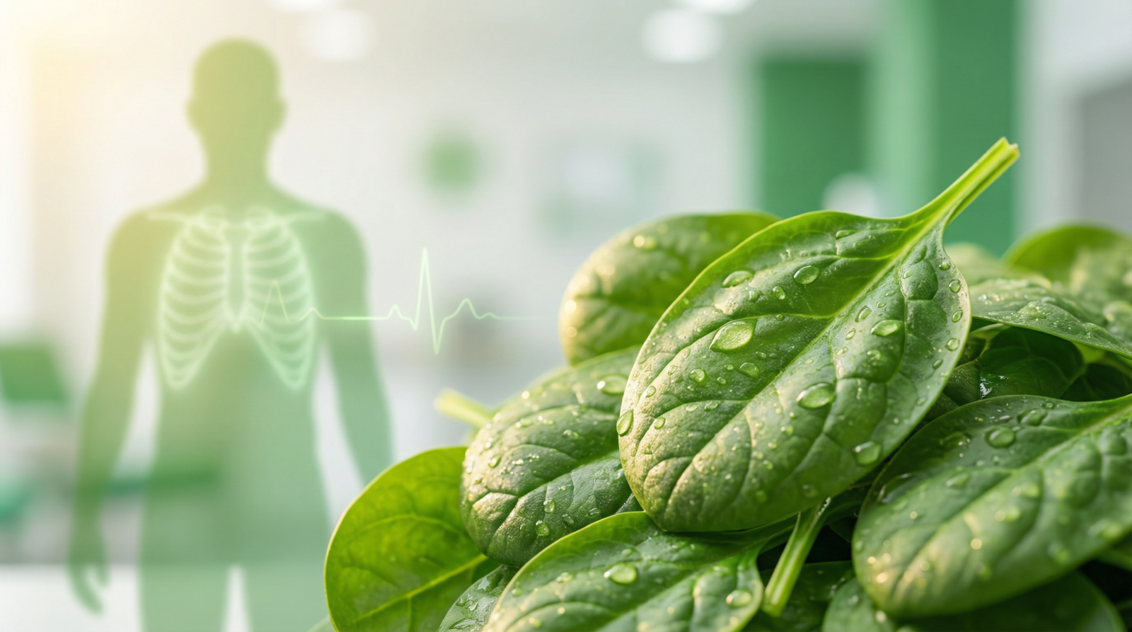 Espinaca: el superalimento verde que fortalece los huesos y ayuda a regular la presión arterial
